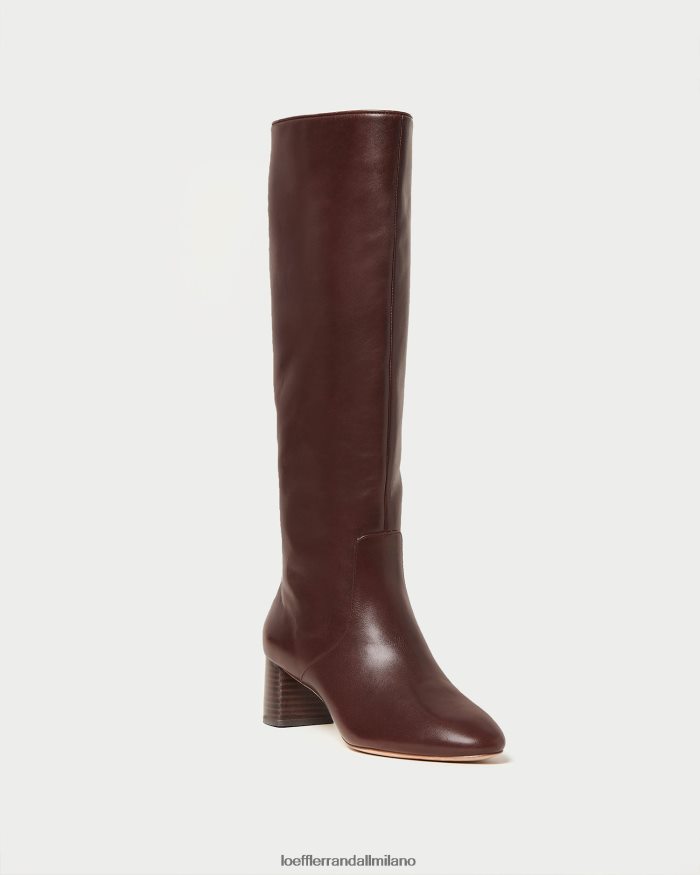 esso Loeffler Randall donne gia stivale alto caffè espresso T4022J286 scarpe